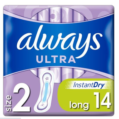 ALWAYS ULTRA PAD LONG SIZE #2 14CT.