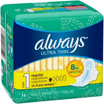 ALWAYS ULTRA REGULAR PADS #1 16CT.