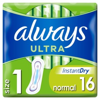 ALWAYS ULTRA NORMAL INSTANT DRY SIZE#1 16PK