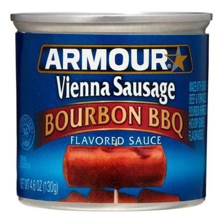 ARMOUR VIENNA BOURBON BBQ 4.6OZ CAN.