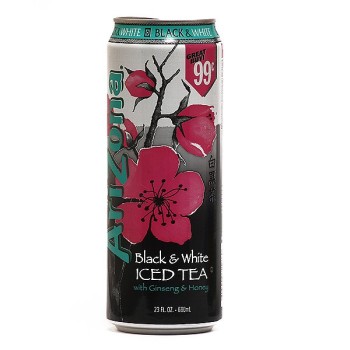 ARIZONA  BLACK & WHITE 24/23OZ. CANS (P.P.$0.99)
