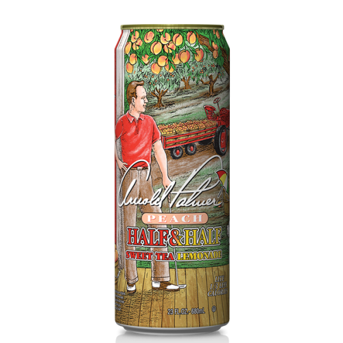 ARIZONA TEA HALF & HALF WITH PEACH 24/32OZ. CANS (P.P.$0.99)