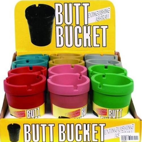 BUTT BUCKET ASSORTED COLORS 12CT. BOX