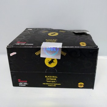 BLACK BULL EXTREME SHOTS 12CT. BOX.
