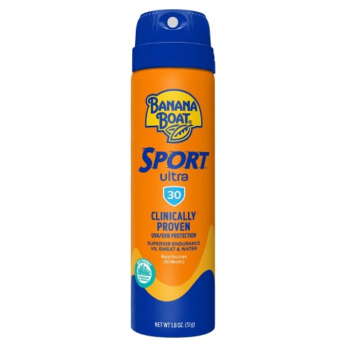 BANANA BOAT SPORT SPRAY SUNSCREEN SPF 30 1.8OZ. CAN