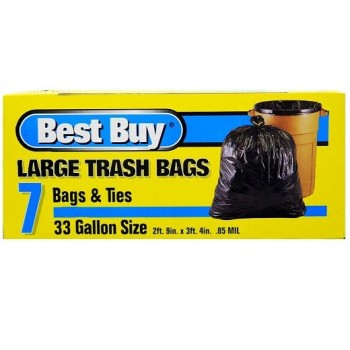 BEST BUY TRASH BAG 7/33 GALL BOX.