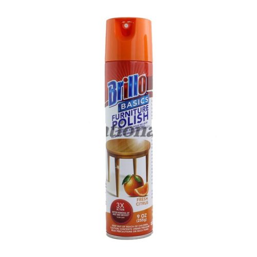 BRILLO FURNITURE POLISH ORANGE 9OZ. CAN