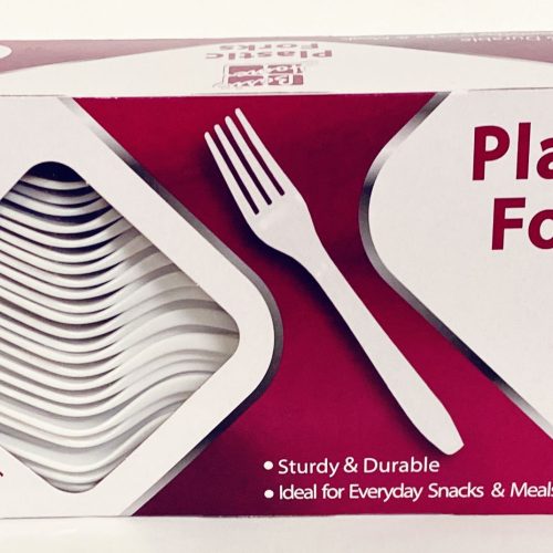 BASIC HOME PLASTIC FORKS 48CT. BOX