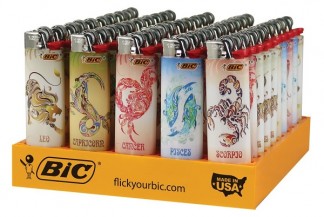BIC LIGHTERS ASTROLOGY 50CT.