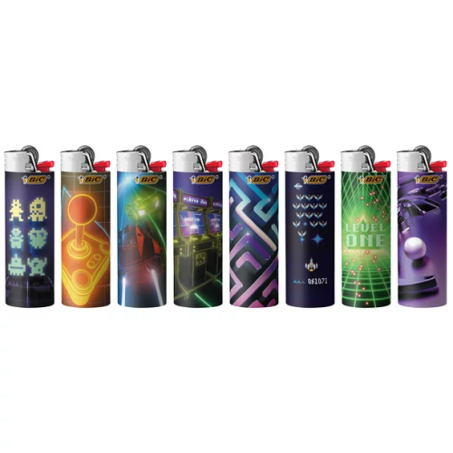 BIC LIGHTERS LIMITED GAMING 6/1/50CT.