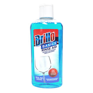 BRILLO RINSE AID DISHWASHER 12/8OZ. BTL.
