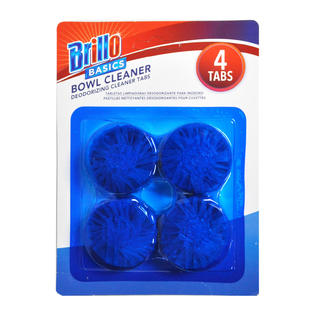 BRILLO TOILT BOWL DEODORIZER 4PK.