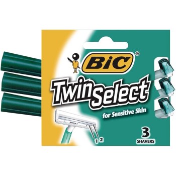 BIC TWIN SELECT FOR SENSITIVE SKIN 3PK.
