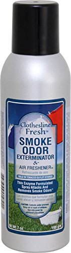 SMOKE ODOR SPRAY CLOTHESLINE FRESH 7OZ. -YEAR-ROUND-