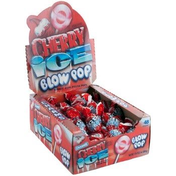 CHARM BLOW POP CHERRY ICE 48CT. BOX