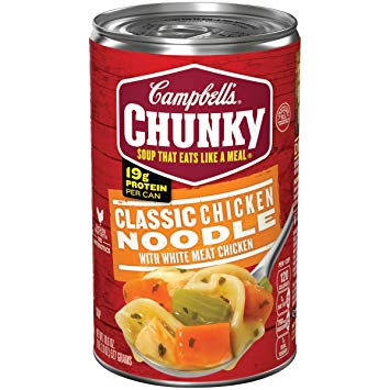 CAMPBELLS CHUNKY CHICKEN NOODLE 18.6OZ. CAN