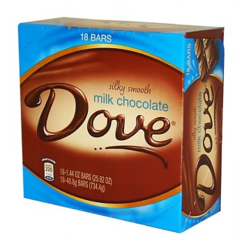DOVE MILK CHOCOLATE 18CT.