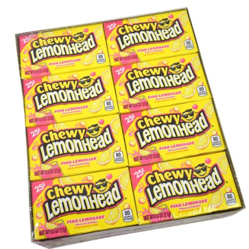 CHEWY LEMONHEAD PINK LEMON $.25 24CT.