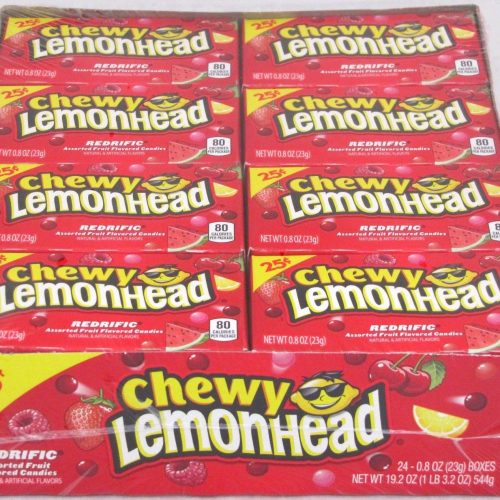 CHEWY LEMONHEAD FRUIT MIX 24 CT BOX ( P.P. $0.25 )