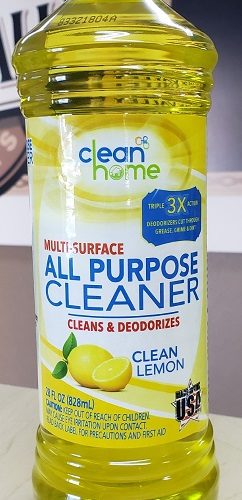 CLEAN HOME FLOOR CLEANER LEMON 1CT. 8OZ.BTL