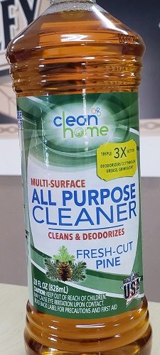 CLEAN HOME FLOOR CLEANER PINE 1CT. 8OZ.BTL