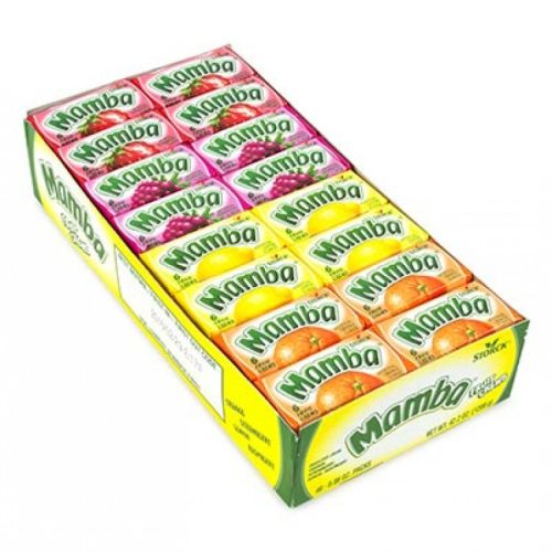 MAMBA FRUIT CHEWS REGULAR PACKS 48CT. BOX