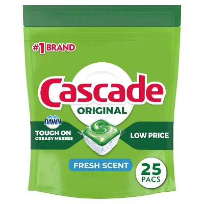CASCADE ORIGINAL FRESH SCENT PODS 4PK.