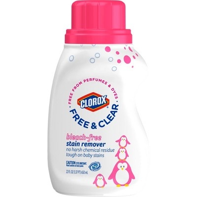CLOROX FREE & CLEAR STAIN REMOVER 22OZ. BTL.