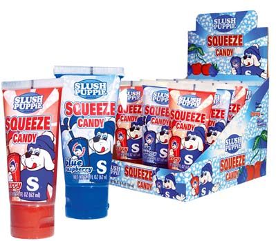 SLUSH PUPPIE SQUEEZE CANDY 12CT. BOX
