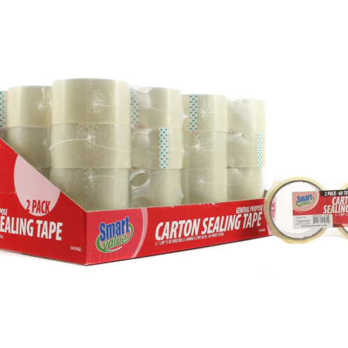 CARTON SEALING TAPE CLEAR 1.89X30 YARDS 1CT.