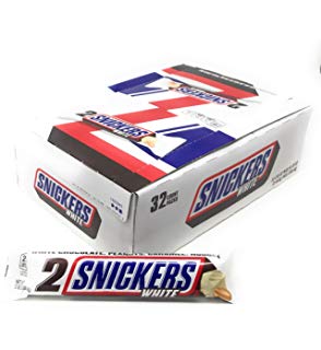 SNICKERS WHITE CHOCOLATE KING 32CT. BOX