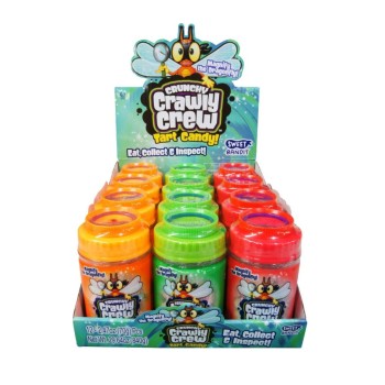 TOY CANDY CRAWLY CREW CRUNCHY 12/12CT. BOX