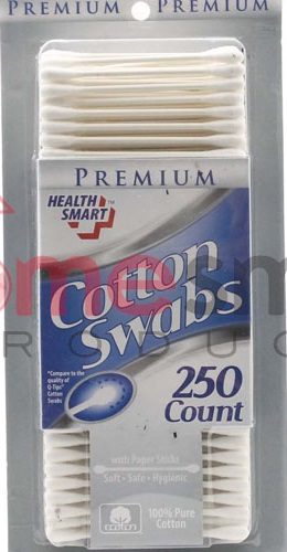 HOME SMART COTTON SWABS 1/250CT.