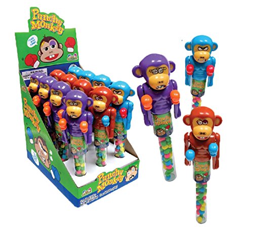 TOY CANDY PUNCHY MONKEY 12CT.