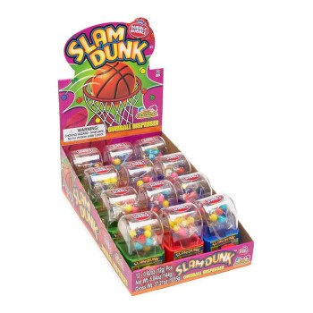 TOY CANDY SLAM DUNK DUBBLE BUBBLE 12CT. BOX