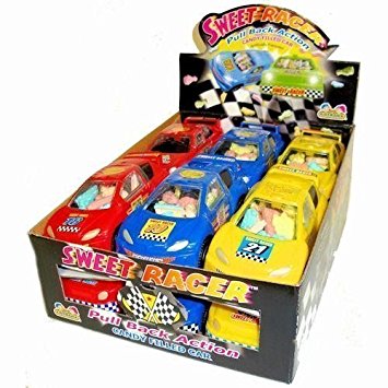TOY CANDY SWEET RACER CAR W/CANDY 12CT. BOX