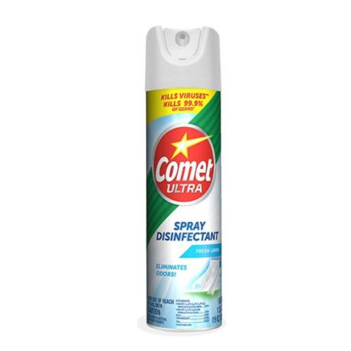 COMET ULTRA DISINFECTANT SPRAY FRESH LINEN 19OZ CAN.