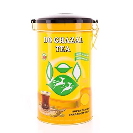 DO GHAZAL CARDAMON LOOSE TEA IN TIN 400G.