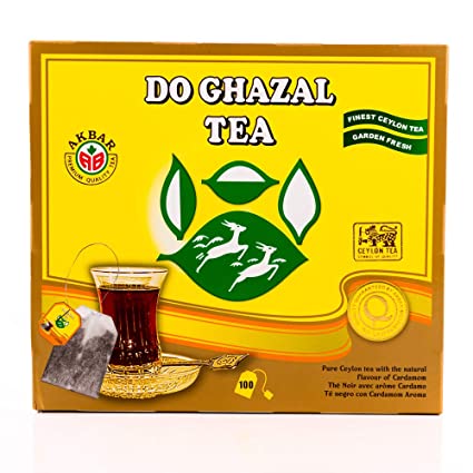 DO GHAZAL CARDAMOM TEA BAGS 100CT. BOX