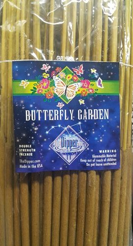 DIPPER INCENSE BUTTERFLY GARDEN 19' BIG STICK 50pk.