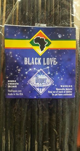 DIPPER INCENSE BLACK LOVE 19' BIG STICK 50pk.