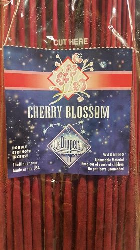 DIPPER INCENSE CHERRY BLOSSOM 19 BIG STICK 25/50pk.