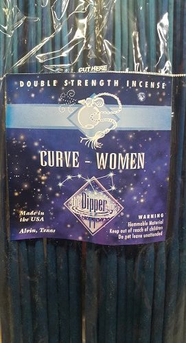 DIPPER INCENSE CURVE FOR WOMEN 19 BIG STICK 25/50pk.