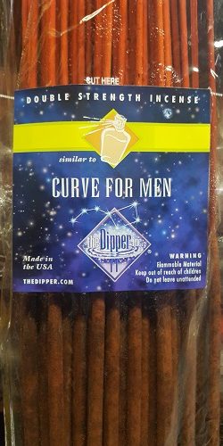 DIPPER INCENSE CURVE FOR MEN 19' BIG STICK 50 pk.