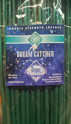 DIPPER INCENSE DREAM CATCHER 19 BIG STICK 25/50PK.