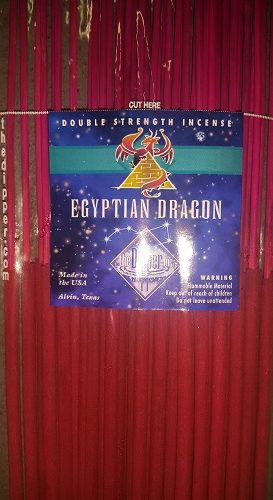 DIPPER INCENSE EGYPTIAN DRAGON 19' BIG STICK 50pk.
