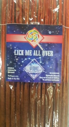 DIPPER INCENSE LICK ME ALL OVER 19' BIG STICK 50pk.
