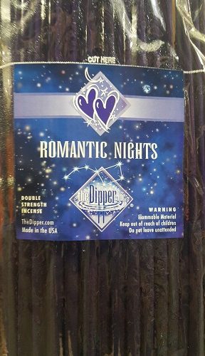 DIPPER INCENSE ROMANTIC NIGHT 19' BIG STICK 50pk.