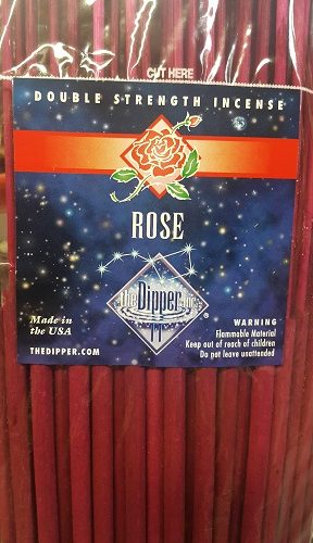 DIPPER INCENSE ROSE 19 BIG STICK 50pk.