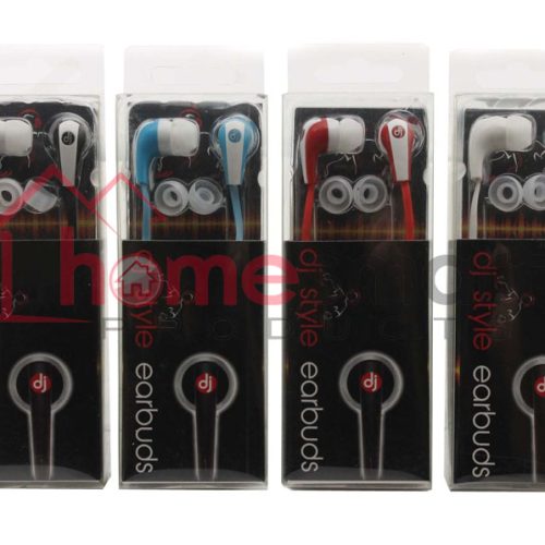 DJ STYLE EARBUDS ASST. 1CT. BOX